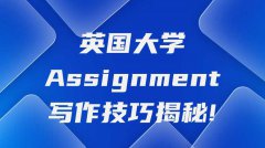 英国大学Assignment写作技巧揭秘!
