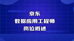 京东数据应用工程师岗位概述