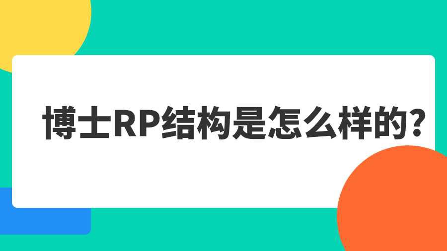 博士RP结构是怎么样的?