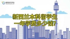 新西兰本科留学生一年学费多少钱?