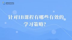 针对IB课程有哪些有效的学习策略？