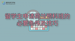 留学生申请荷兰预科班的必要条件及技巧