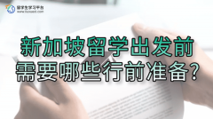 新加坡留学出发前需要哪些行前准备?