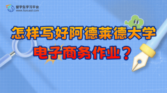 怎样写好阿德莱德大学电子商务作业?