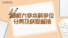 剑桥大学本科学位分类及获取标准
