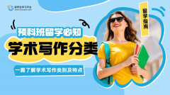 预科班留学生需要了解的学术写作分类