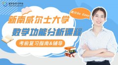 新南威尔士大学功能分析课程如何高效备考?