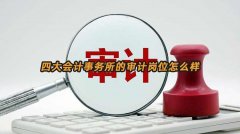 四大会计事务所的审计岗位怎么样？值得选择吗？