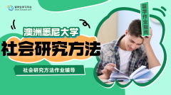 悉尼大学社会研究方法Assignment辅导攻略