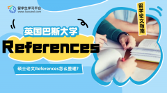 巴斯大学硕士论文References怎么整理?